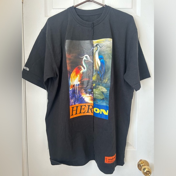 Heron Preston Oversized Split Tee - Picture 2 of 4